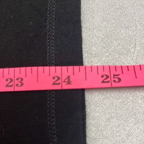 Patrizia Luca Black Pullover Top Long Puff Sleeves Sheer Stretch Small Italian - Picture 10 of 10